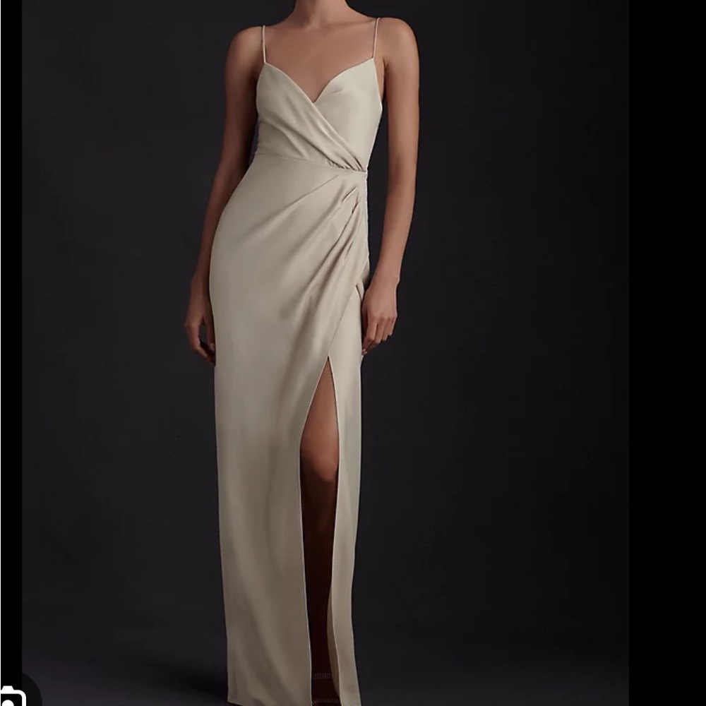 BHLDN Freya Satin Charmeuse Dress
